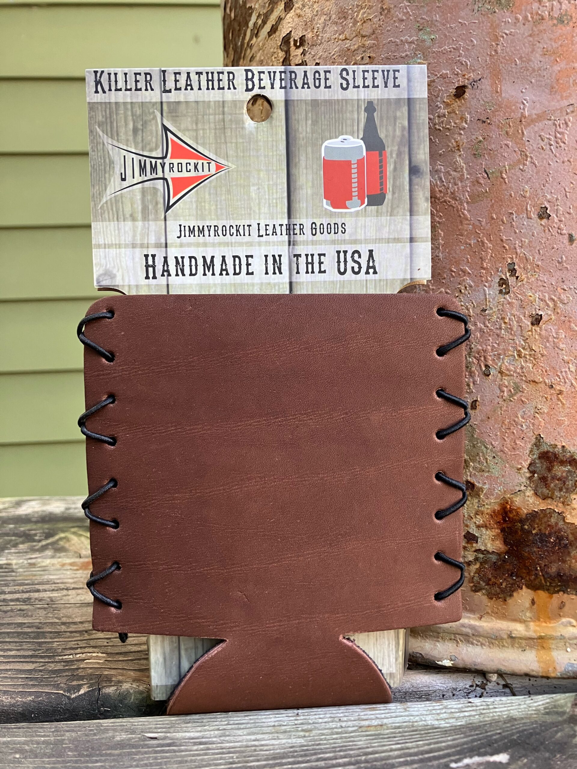 An application scenario or product detail of leather koozie bulk - Image 2