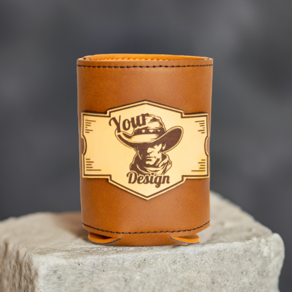 An application scenario or product detail of leather koozie bulk - Image 11