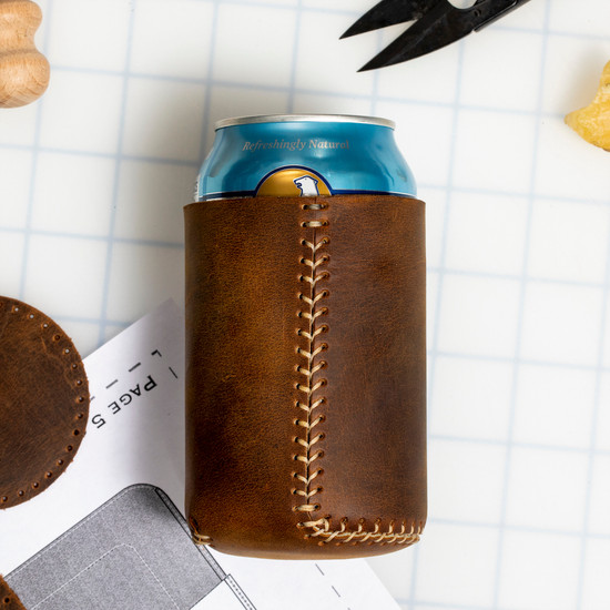 An application scenario or product detail of leather koozie bulk - Image 16