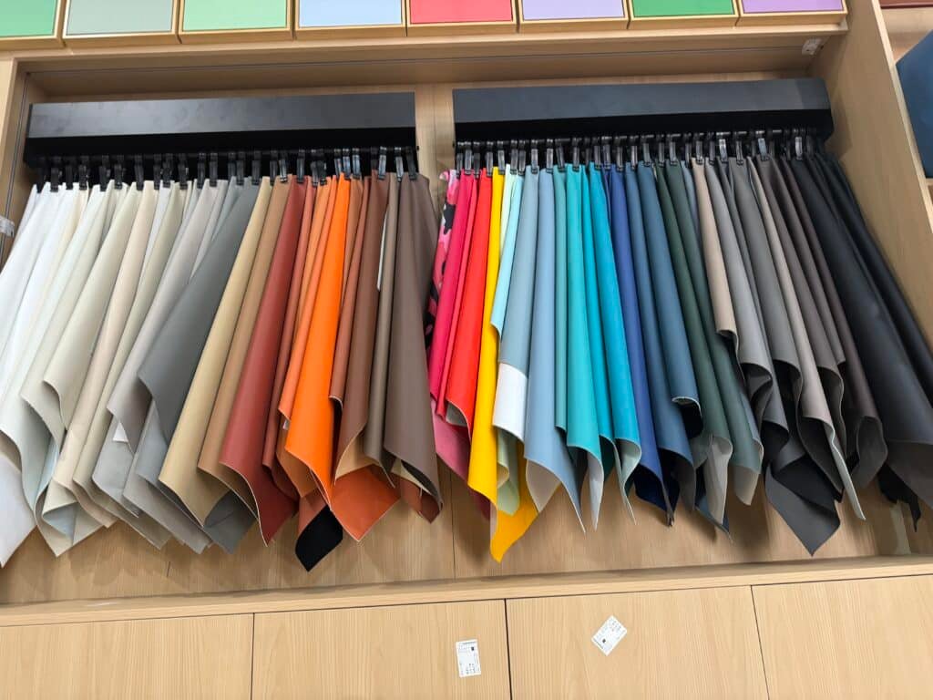 An application scenario or product detail of leather like fabric material - Image 18