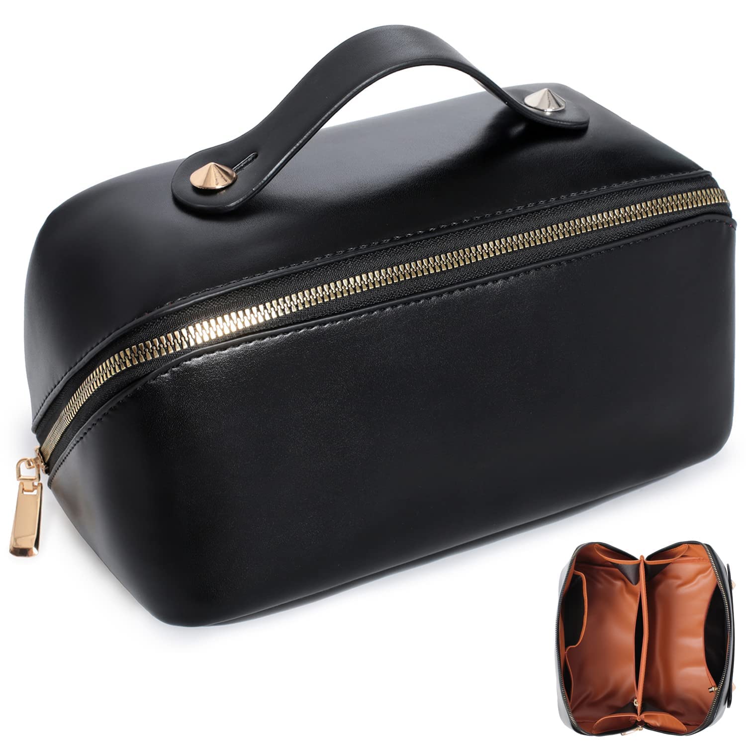 An application scenario or product detail of leather make up bag - Image 24
