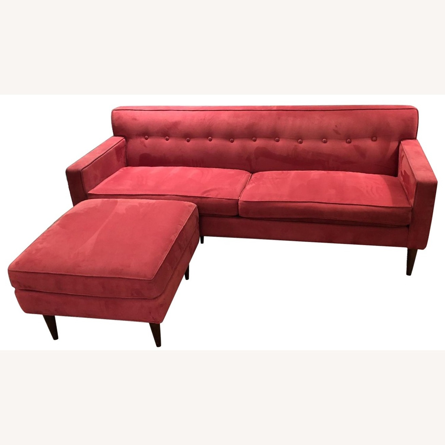 An application scenario or product detail of leather microsuede sofa - Image 20