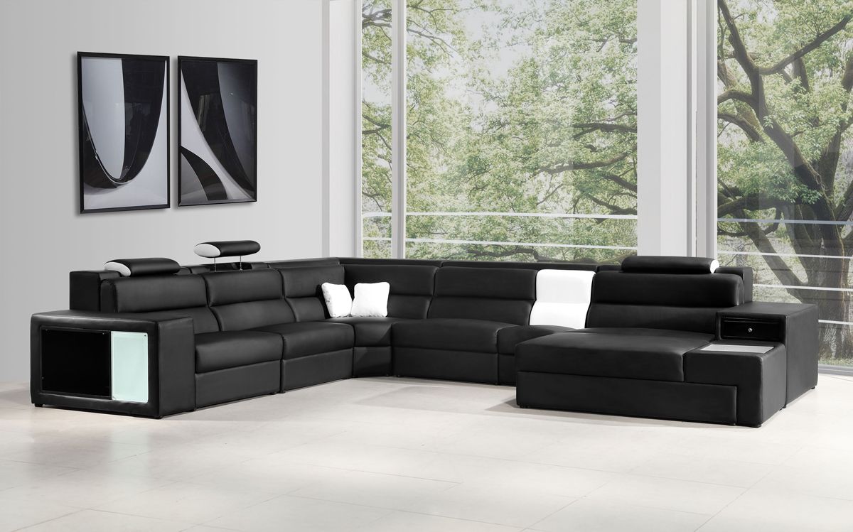 An application scenario or product detail of leather sectional sofa deals - Image 2