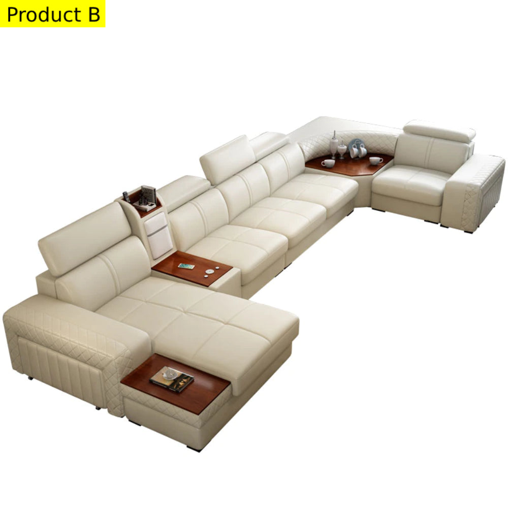 An application scenario or product detail of leather sectional sofa deals - Image 8