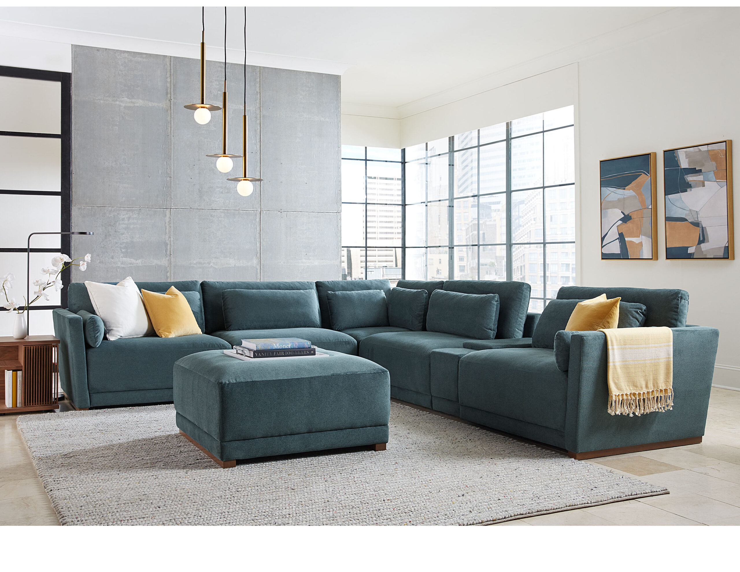 An application scenario or product detail of leather sectional sofa deals - Image 9