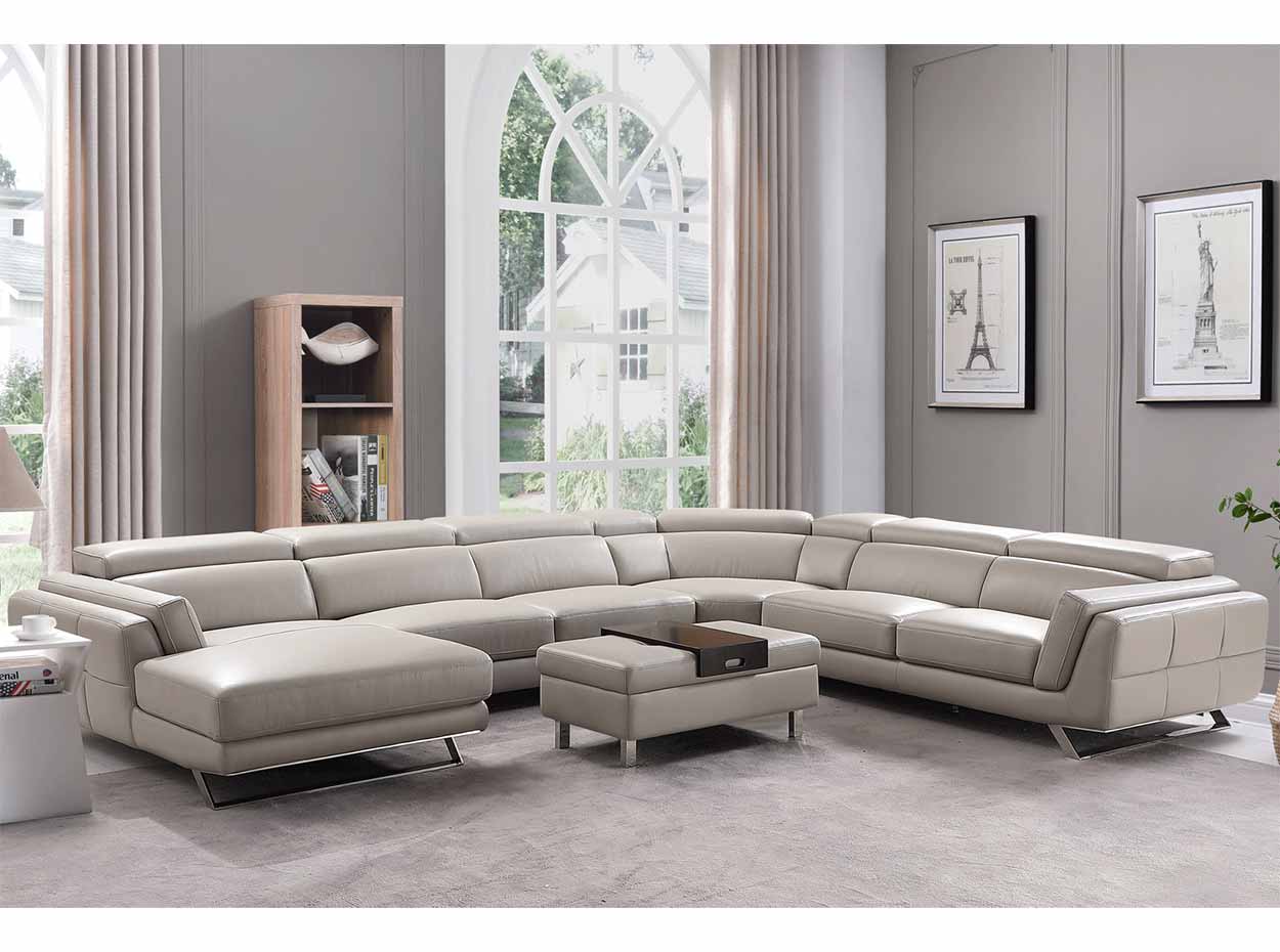 An application scenario or product detail of leather sectional sofa deals - Image 15