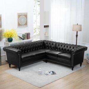 Featured image for the leather sectional sofa deals guide