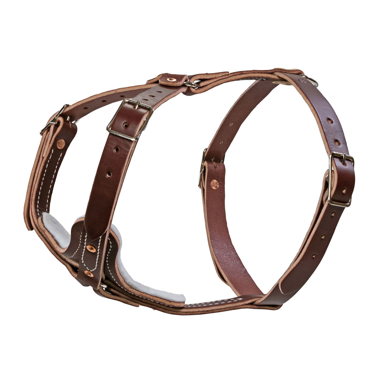 An application scenario or product detail of leather service dog harness - Image 19