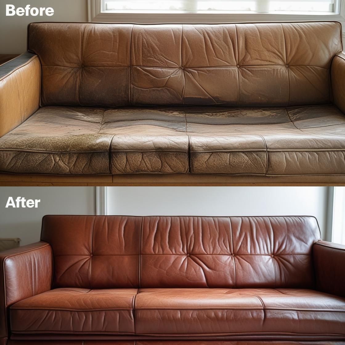 An application scenario or product detail of leather sofa dyeing service near me - Image 10