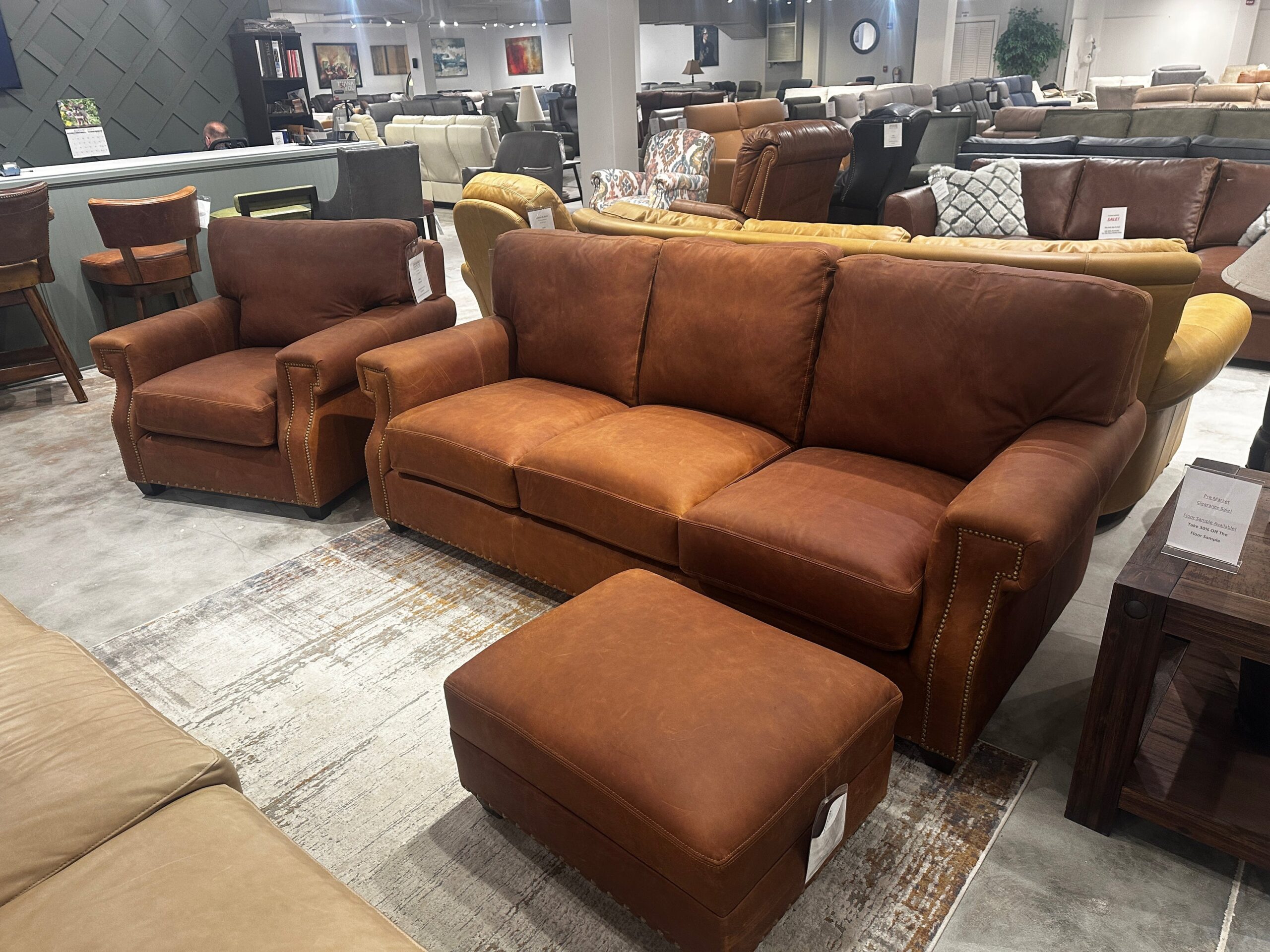 An application scenario or product detail of leather sofa factory outlet - Image 4