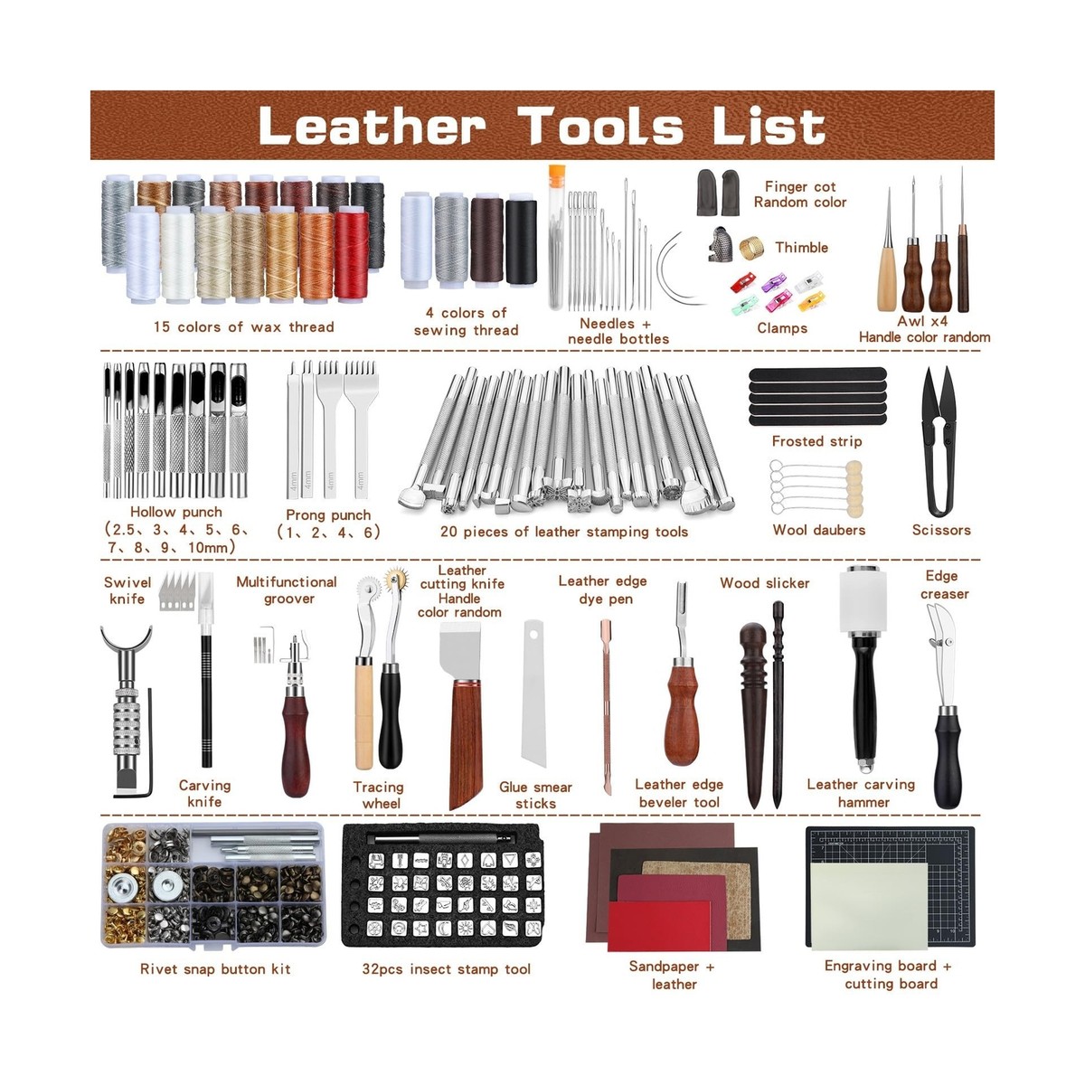 An application scenario or product detail of leather tooling supplies - Image 12