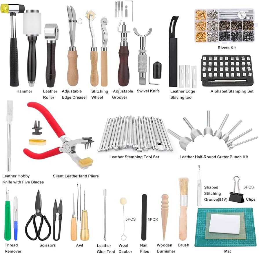 An application scenario or product detail of leather tools and supplies - Image 20
