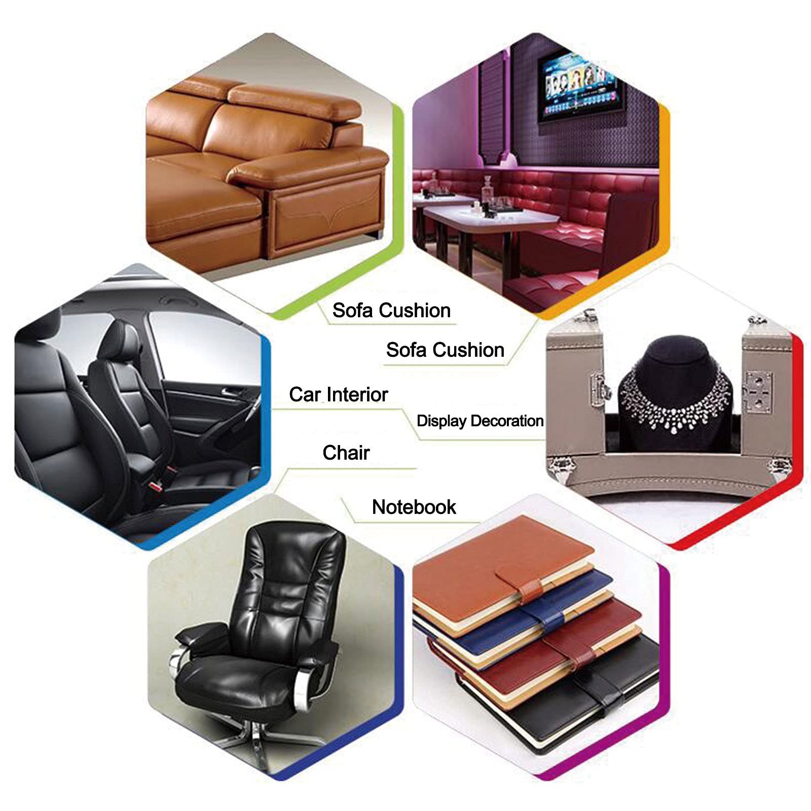 An application scenario or product detail of leather upholstery fabric by the yard - Image 12