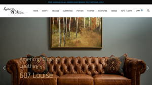 Leather and More - American Classics Leather Sofa