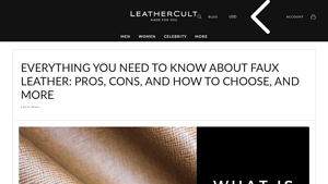 LeatherCult - Faux Leather Solutions