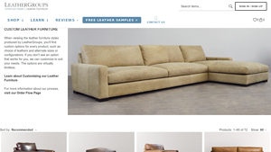 LeatherGroups - Custom American Made Leather Furniture