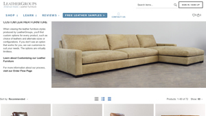 Leather Groups - Langston Leather Chair