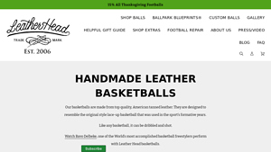Leatherhead Sports - Handmade Leather Basketballs