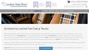 Leather Hide Store - Quality Auto Upholstery Leather