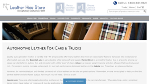 Leather Hide Store - Auto Upholstery Leather