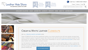 Leather Hide Store - Upholstery Leather