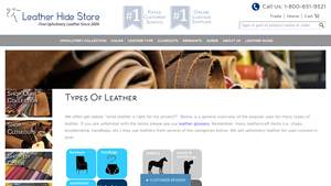 Leather Hide Store - Premium Upholstery Leather