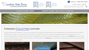 Leather Hide Store - Premium Embossed Leather