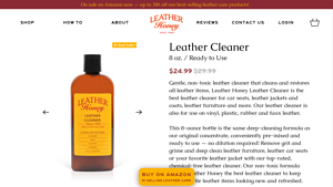 Leather Honey - Leather Cleaner