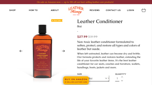 Leather Honey - Non-Toxic Leather Conditioner