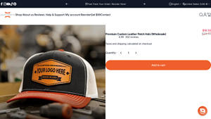 Leathering - Custom Leather Patch Hats