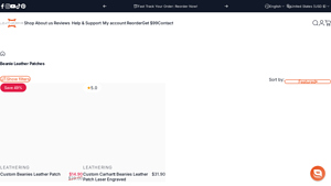 Leathering - Custom Beanie Leather Patches