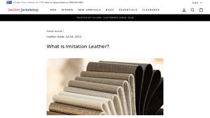Leather Jacket Shop - Imitation Leather Jackets