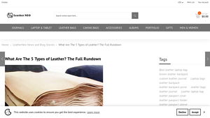 LeatherNeo - Premium Full Grain & Top-Grain Leather