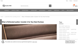 LeatherNeo - Perforated Leather Solutions