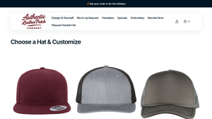 Leather Patch Company - Customizable Hats