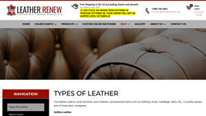 Leather Renew - Aniline Leather
