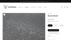 Leather WKS - Basketball Leather Panels