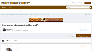 Leatherworker.net - Tackling Leather Odors