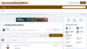 Leatherworker - Cowboy Holster Tutorial