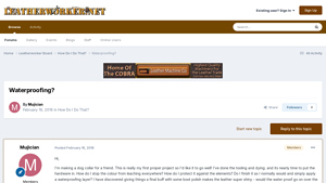 Leatherworker - Beeswax Finish Solution