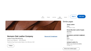 Hermann Oak Leather - Traditional Veg Leather