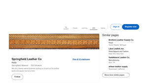 LinkedIn - Leather Supply