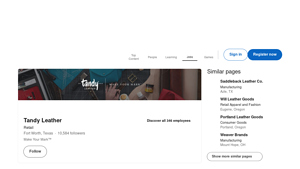 Tandy - Quality Leather & Tools