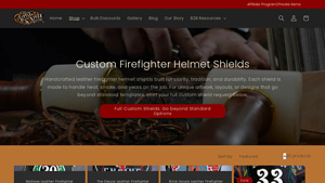 Little River Customs - Custom Firefighter Helmet Shields