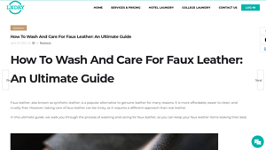Lndry - Faux Leather Care Guide