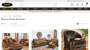 Lone Star Western Decor - Ranchero Southwestern Sofa Collection
