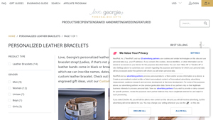 Love, Georgie - Personalized Leather Bracelets