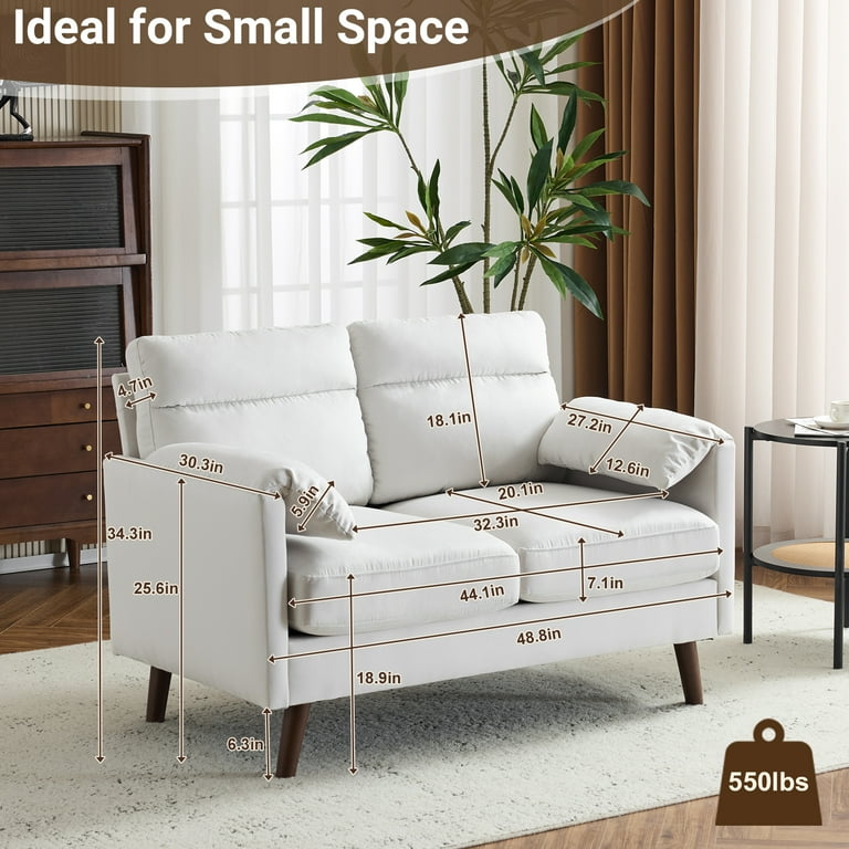 An application scenario or product detail of loveseat suede - Image 6