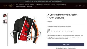 Lusso Leather - Custom Motorcycle Jacket