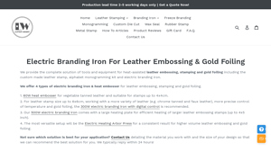 LW Leathers - Electric Branding Irons